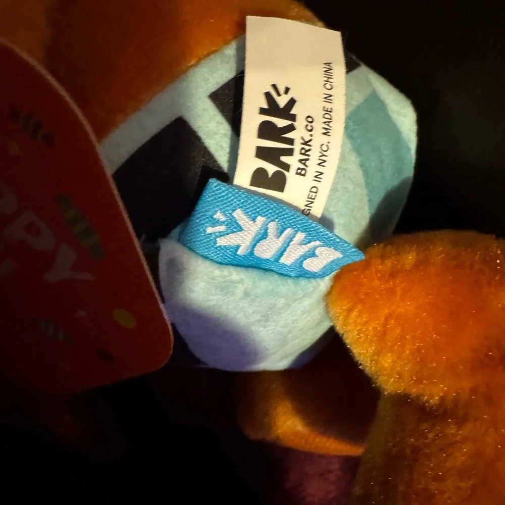 Bark Box L dog toy Claude Howlbert NEW